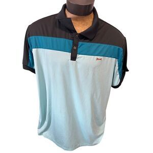 Le Tigre Mens Tri-Flex XXL Colorful Short Sleeve Polo